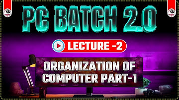 💻 ORGANISATION OF COMPUTER (PART-1) | LECTURE 2 | PC BATCH 2.0 | AMAN SIR | PARMAR SSC