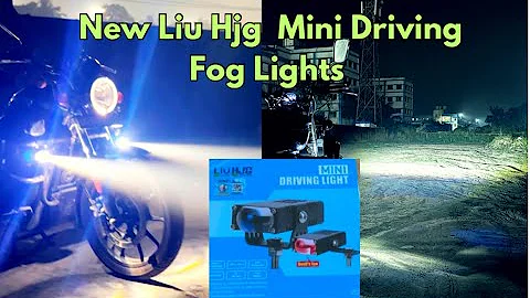 Most Powerful Liu Hjg Mini Driving Fog Lights | Chota Packet Bada Dhamaka 🔥|With Dual Colour |
