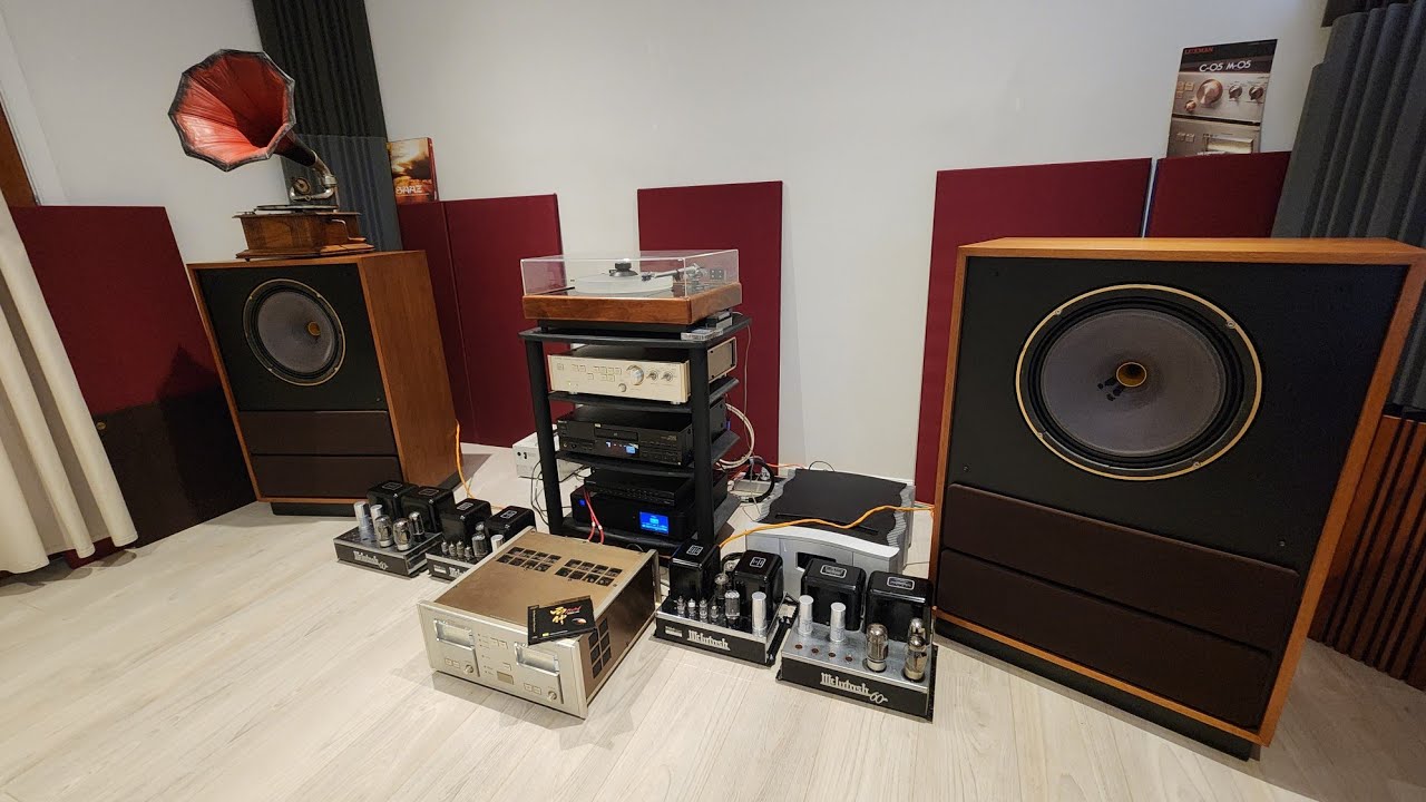 Tannoy Arden Mk1 ( HPD385 with hard edged cone ) - YouTube