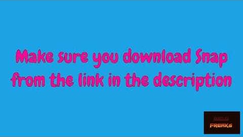 How to sideload Snap on BB10