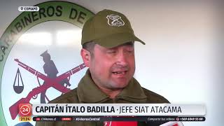 Pasajera es sorprendida a bordo de un bus con una subametralladora en el bolso | 24 Horas TVN Chile