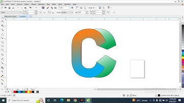 C logo design in corel draw. corel draw tutorial #logo #logodesign #coreldraw