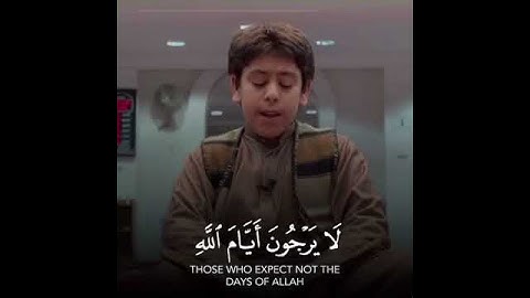 القارئ انس شهاب ما تيسر من سورة الجاثية