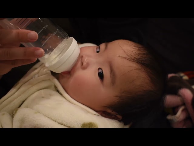 【ASMR】赤ちゃんがミルクを飲む音、ゲップでないVER