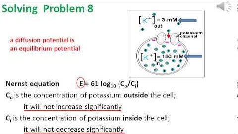 Diffusion and Osmosis problem 8 video