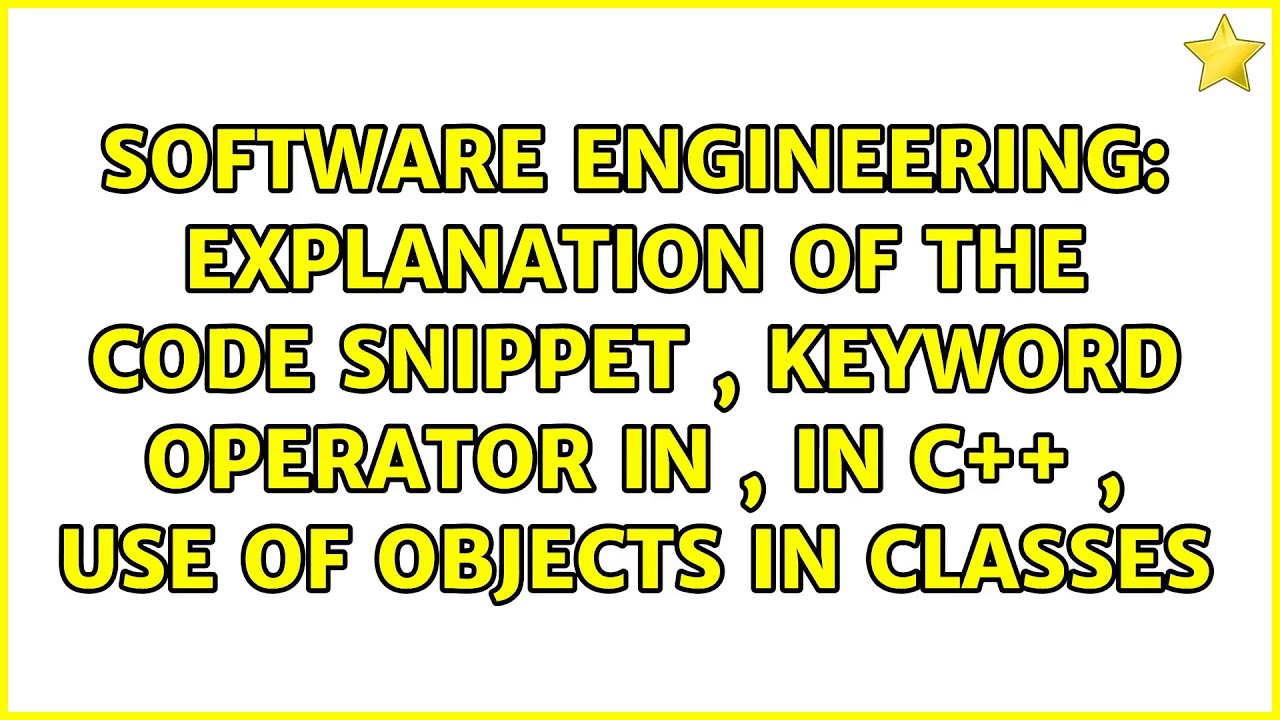 Explanation of the code snippet , keyword operator in , in c++ , use of ...