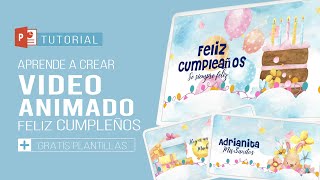 🎉🎂Learn to make VIDEO ANIMATION 🎁Happy Birthday step by step with powerpoint (FREE EDITABLE)🆓 screenshot 5