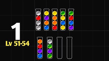 Ball Sort Puzzle Colour Game (Lv 51-54) Ball Sort Game |
