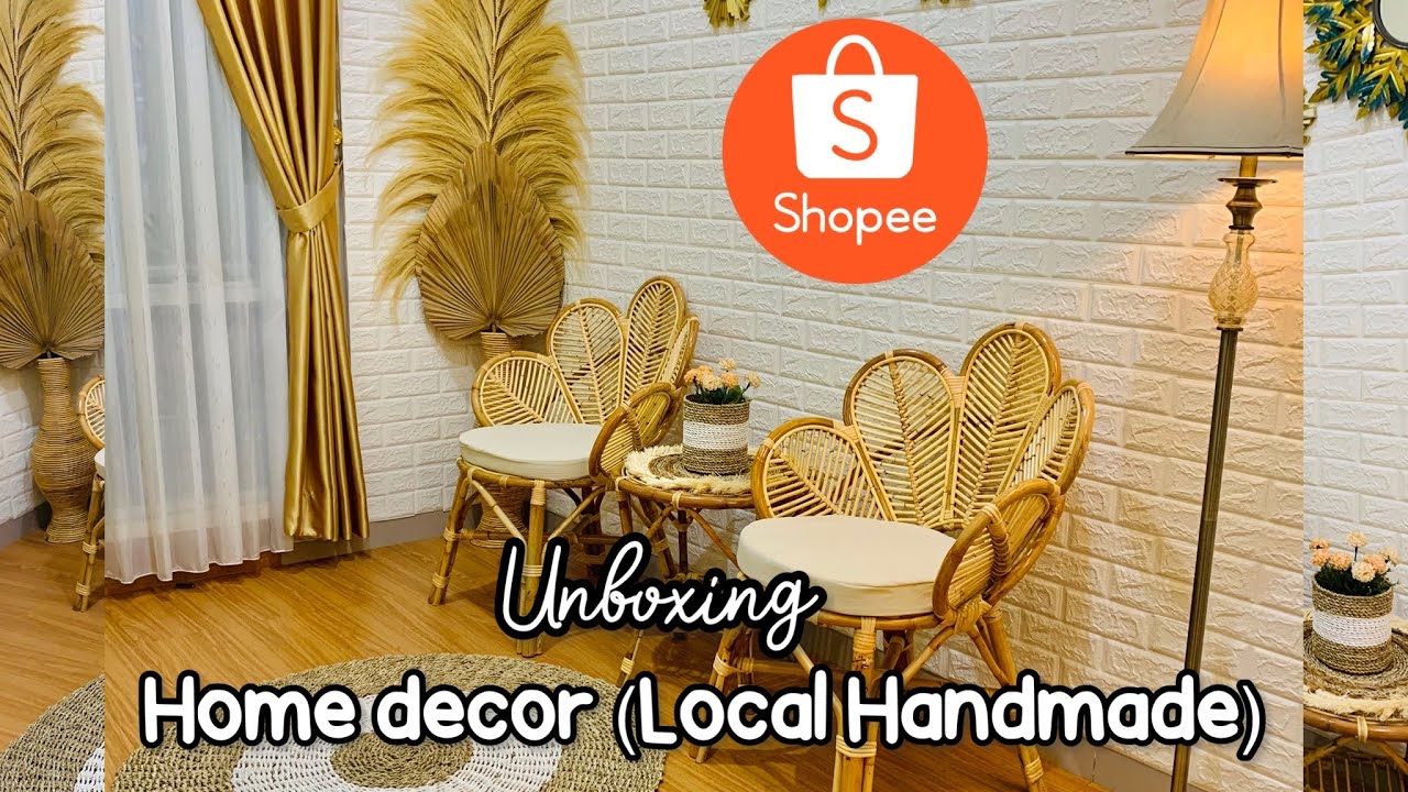 Unboxing Product Home Decor (Local Hand made) Shopee Haul Home Decor YouTube