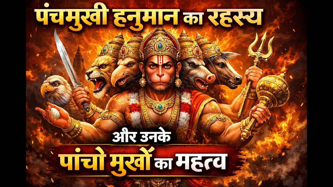 पंचमुखी हनुमान का रहस्य और उनके पांचो मुखों का महत्व 🕉️🙏#panchmukhihanuman #hanuman #ram #sanatan