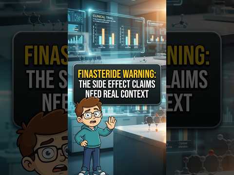 Finasteride Warning: Why Side-Effect Claims Need Context | The Science Behind Hair Loss Pills