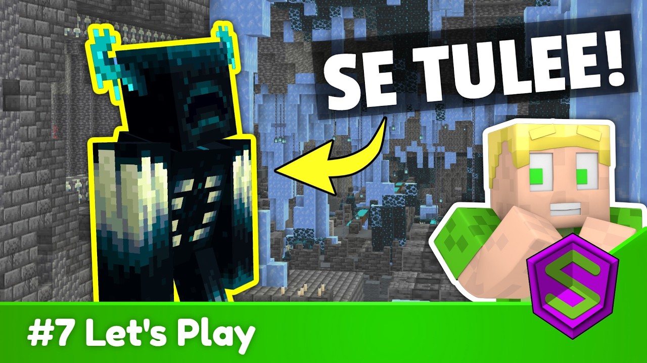 Warden tappoi mun ystävä! | Minecraft Let's Play #7