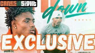 EXCLUSIVE: Miami Hurricanes Five Star 2027 CB Commit DONTE WRIGHT Talks Decision