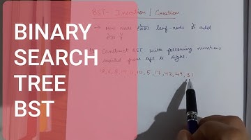 CS301 BINARY SEARCH TREE (BST) by Vishakha Sharma, GPC Rajsamand (HINDI)