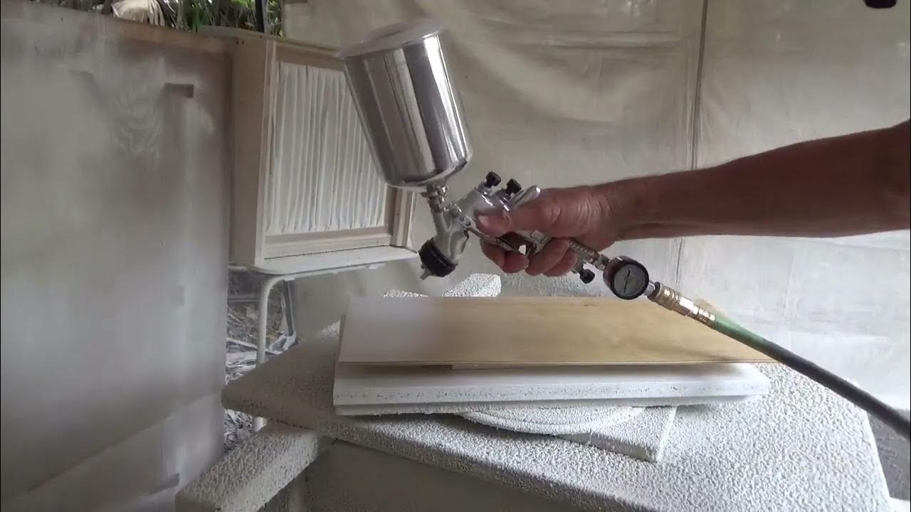 How to set up spray gun for pre cat paint YouTube