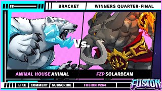 Fusion #264 - Winners Quarter-Final - Animal (Etalus) VS SolarBeam (Loxodont) - Rivals of Aether 2