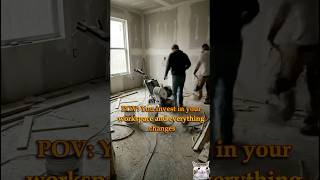 From Concrete to Liquid Marble: Insane Home Office Epoxy #transformation #epoxyfloor #home