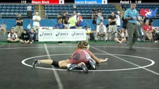 Fargo 2012 112 RR3: Megan Black (Iowa) vs. Lauryn Bruggink (Colorado)