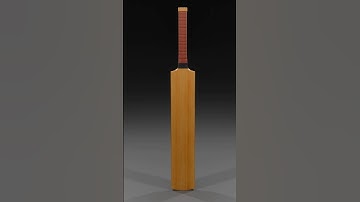 How to Make a Realistic Cricket Bat 3D Model in Maya | Timelapse  #autodesk #maya #3dmodeling