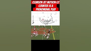 Clemson jet motion GT counter is a phenomenal play