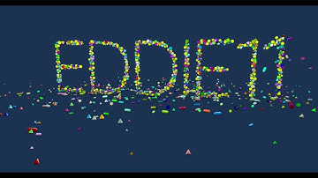 Animated TITLE using Cinema 4D dynamics, cloners, mograph & the variation shader