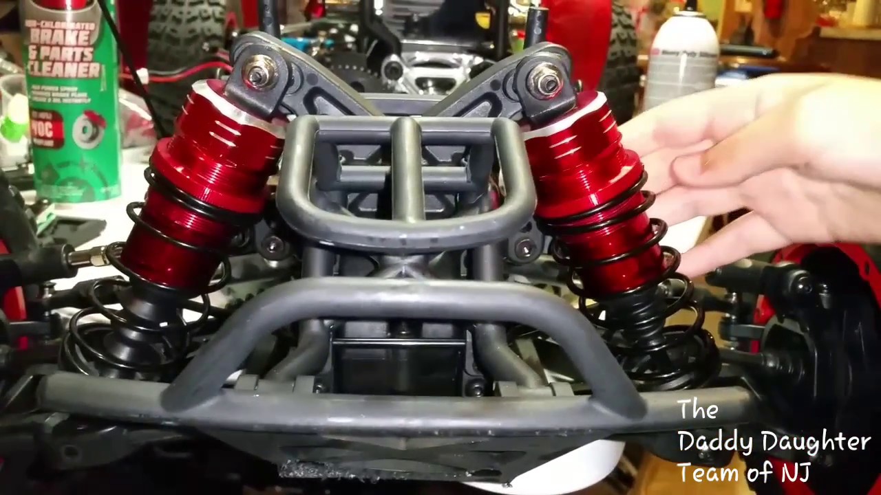 Kayla installs 20 stiffer Shock Springs on The DBXL and SHOCKWEARS