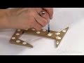 How to Paint Animal Prints on Letters How to Paint Animal Prints on Letters