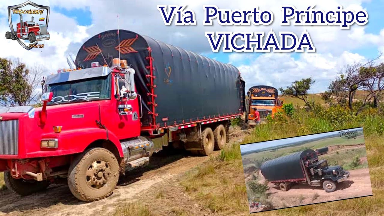 ASÍ ES LA CARRETERA A PUERTO PRÍNCIPE VICHADA Trocheros Trucks