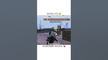 QUICK 1V3 🤯 #bgmi #pubgmobile #shortvideo #viralshorts