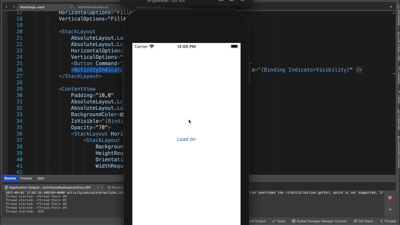 Xamarin Forms Custome Display Alert with Activity Indicator Absoulte