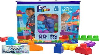 MEGA BLOKS Fisher-Price Toddler Block Toys Big Building Bag with 80 Pieces Review