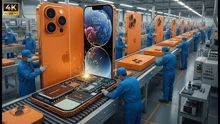 iPhone 17 Pro Max Orange Titanium 🔥 How It’s Made in Apple Factory (Insane Process)