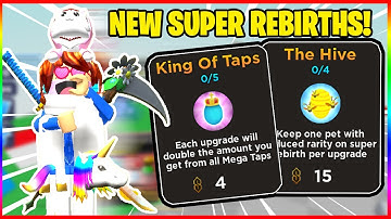 TAPPING SIMULATOR *NEW* TOY EGG! NEW SUPER REBIRTH OPTIONS! *UNLOCK ALL ISLANDS GAMEPASS!* - Roblox