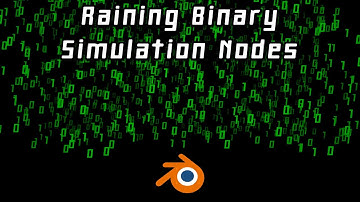 Matrix Digits Effect using Simulation Nodes - Blender Tutorial