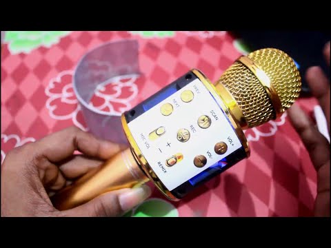 Handheld Wireless Microphone With Bluetooth Speaker Reviews | Singing Wireless Microphone Under ₹500