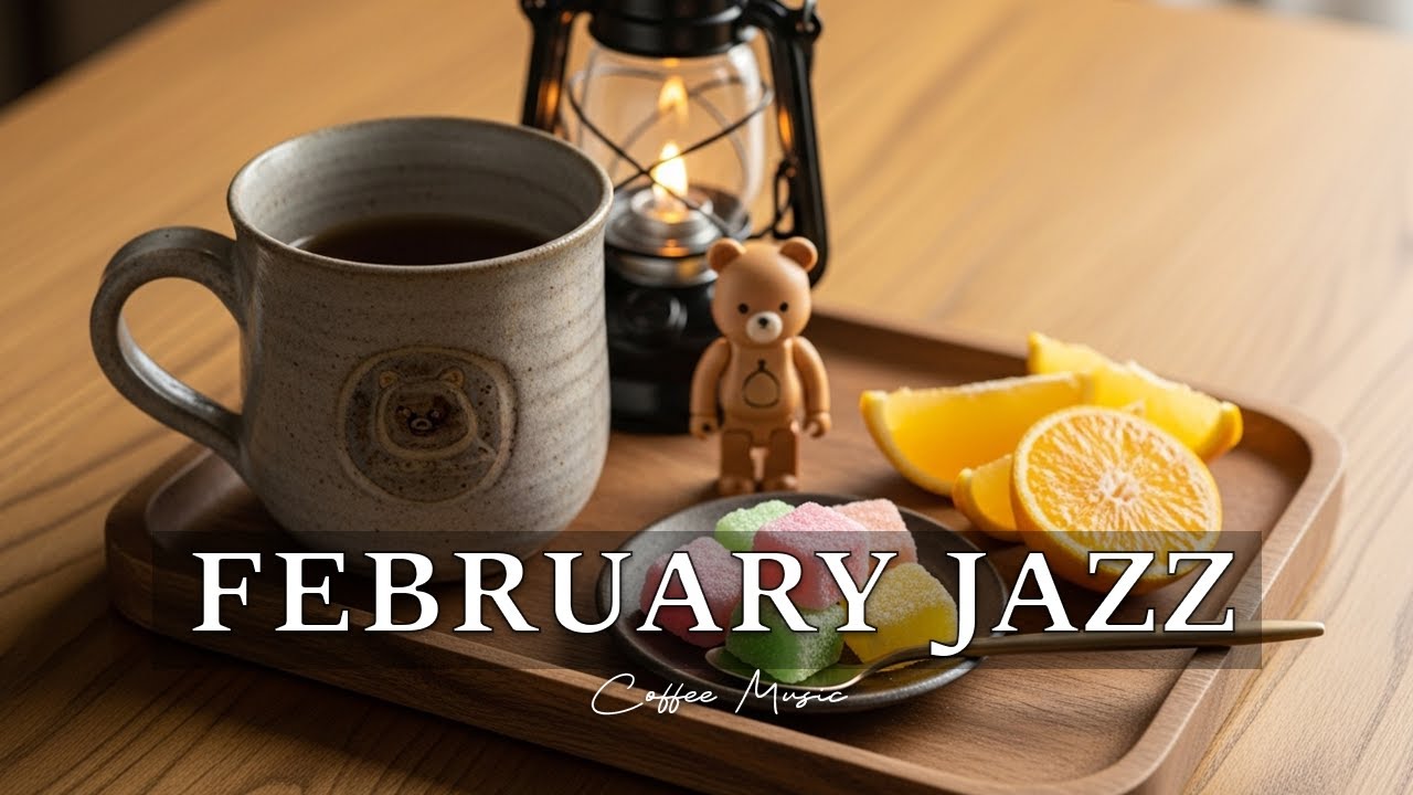February Jazz Music☕Elegant Morning Coffee Jazz Instrumental Music & Bossa Nova Piano for Work,Study