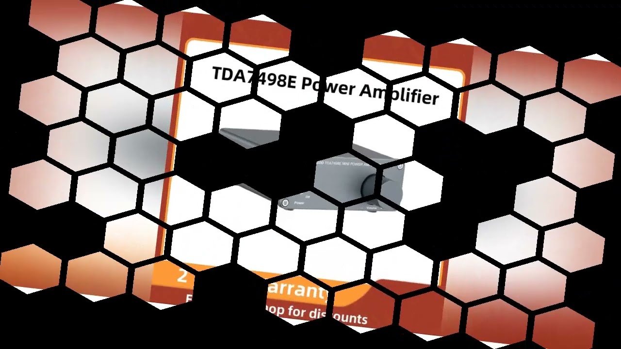 Fosi Audio TDA7498E 2 Channel Sound Power Amplifier Audio Receiver Mini HiFi Amp Home Theater Speake