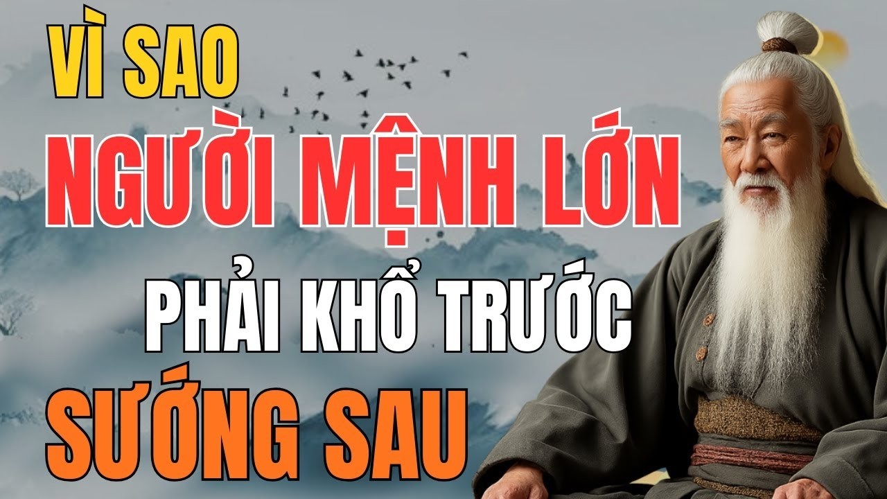 Vì Sao Trời Bắt Người Có Mệnh Lớn Phải Khổ Trước, Sướng Sau? Lời Giải Của Cổ Nhân | Tinh Hoa Cổ Nhân