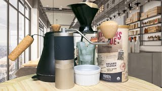 Iced Coffee Pour Over With Java Beans And Joe Organic Uganda Coffee