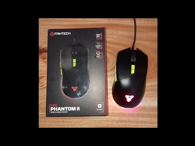 Fantech Phantom Ii Vx6 Rgb Ergonomic Gaming Mouse