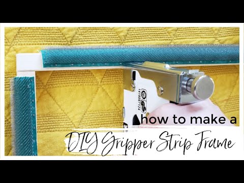 How to Make a Gripper Strip Frame Cozy Cover for Rug Hooking or Punch Needle  