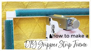 How to Make a DIY Gripper Frame for Punch Needle