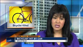 Delafield bicyclist killed after being struck by car