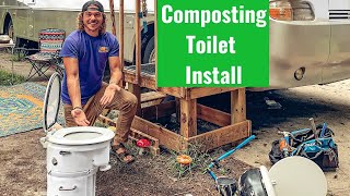 Air Head Composting Head Install on RV: Saying So-Long to our Septic System!