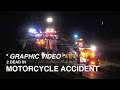 RAW VIDEO: **GRAPHIC** Double fatal motorcycle accident | Rt. 33