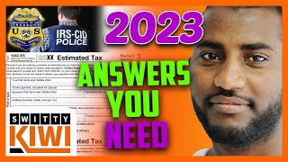 irs form 1040-es line-by-line instructions 2023: form 1040-es example fully filled out 🔶taxes s3•e6