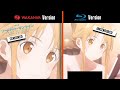 Saoordinal scale  asuna bathroom scene  wakanim vs bluray disc