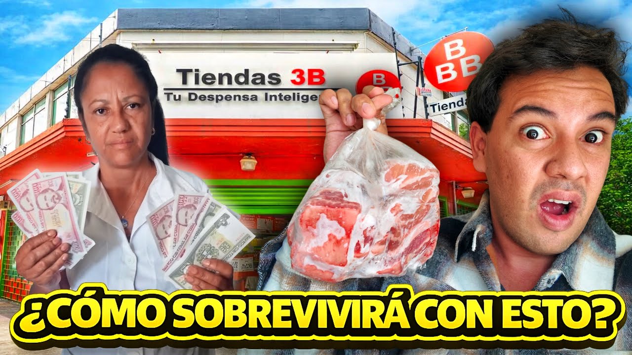 Mi MAMÁ 🇨🇺 en SHOCK 😱 al SABER que SU SALARIO no DA para COMPRAR una DESPENSA 