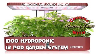 IDOO Hydroponic Growing System Indoor 12 Pod Garden Unboxing