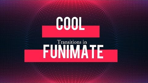 How to make really cool transitions in Funimate ( overlays)